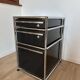 USM Haller cabinet in Graphite Black
