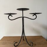 Vintage wrought iron candlestick