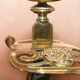 Paire de chandeliers poignée d'épée 1905 estampillés Benham & Froud VR