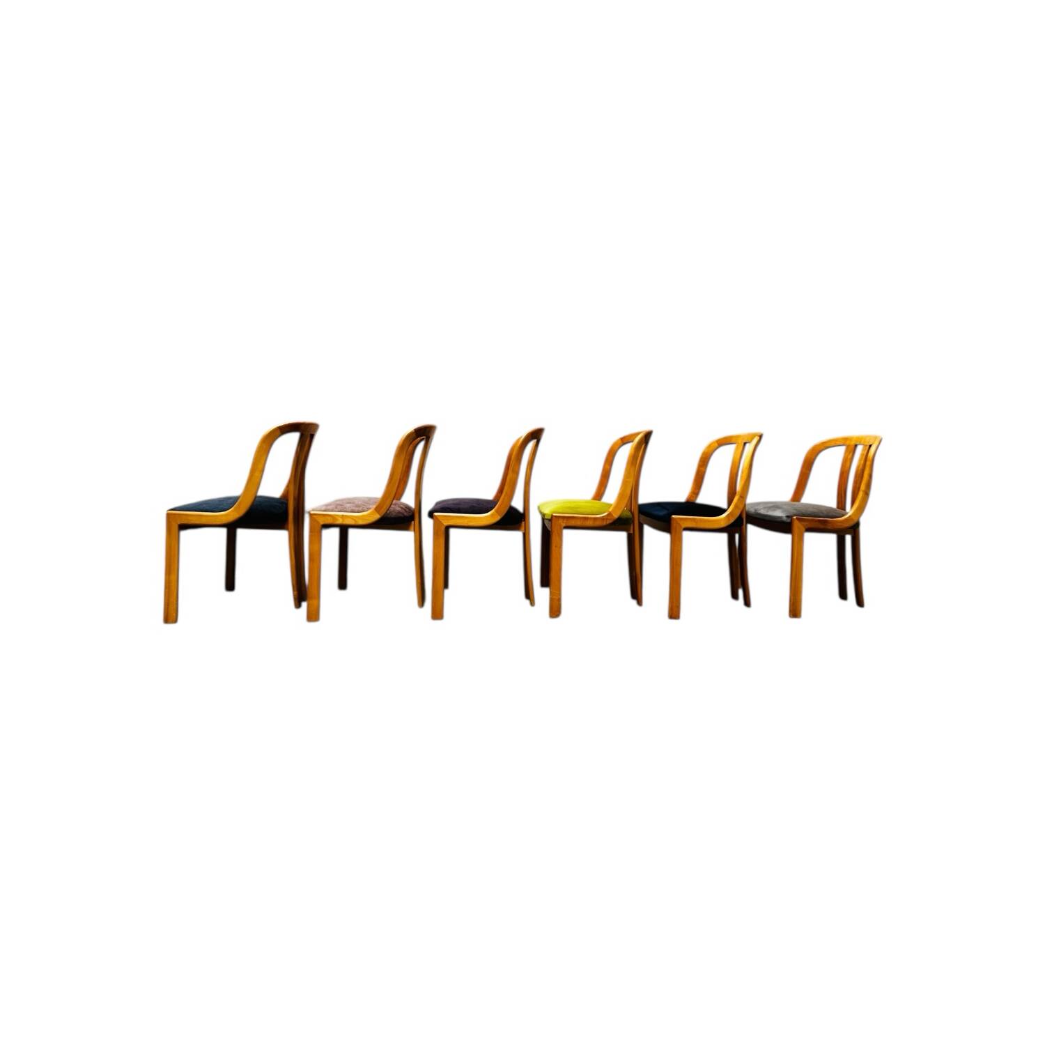 Ensemble de 6 chaises vintage