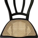 Pair of Baumann caned chairs