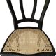 Pair of Baumann caned chairs