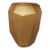 1970s Polyedric Vase by Dogi in Murano Glass. Made in Italy