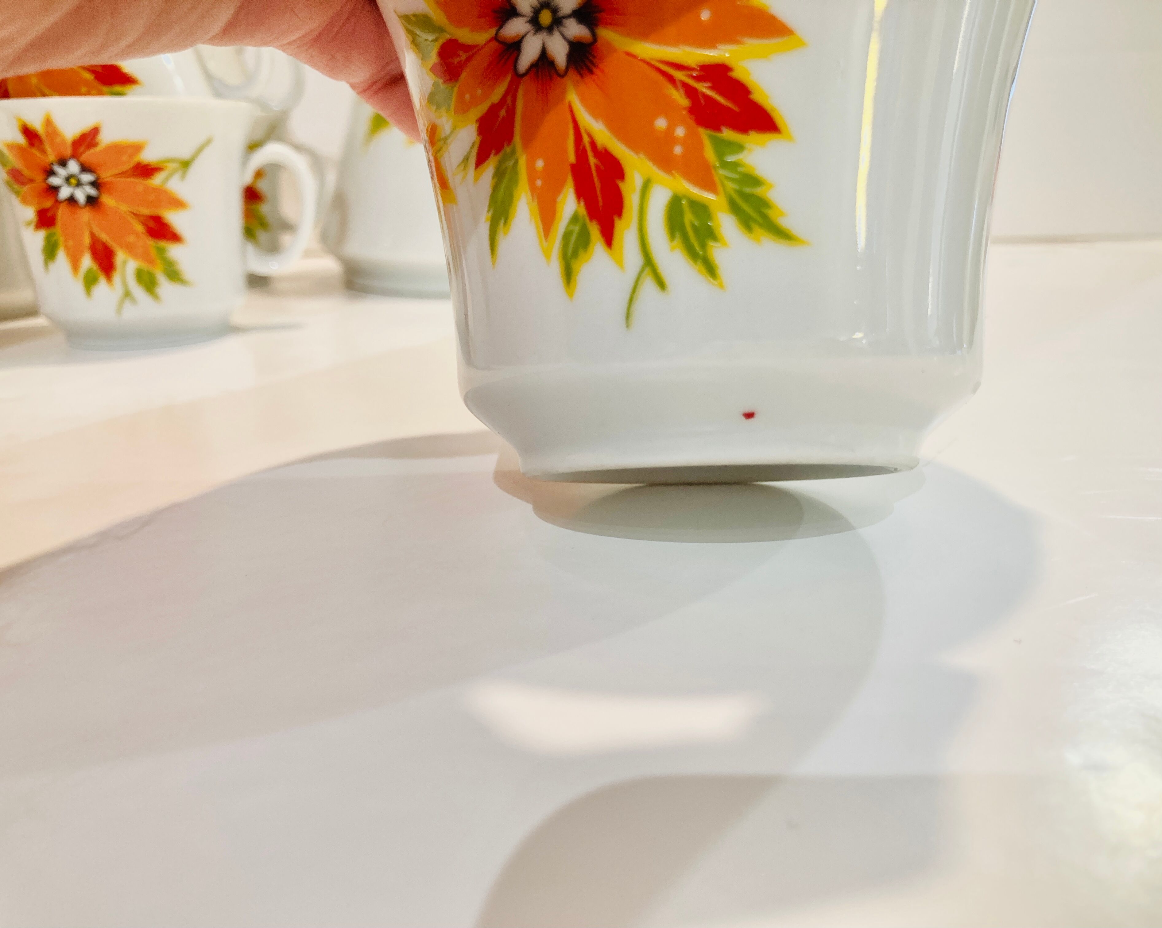 Teapot set & 8 cups 70s winterling schwarzenback bavaria germany-retro-kitchen -vintage