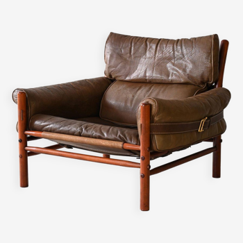 Arne Norell leather armchair