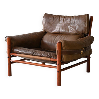 Fauteuil en cuir Arne Norell