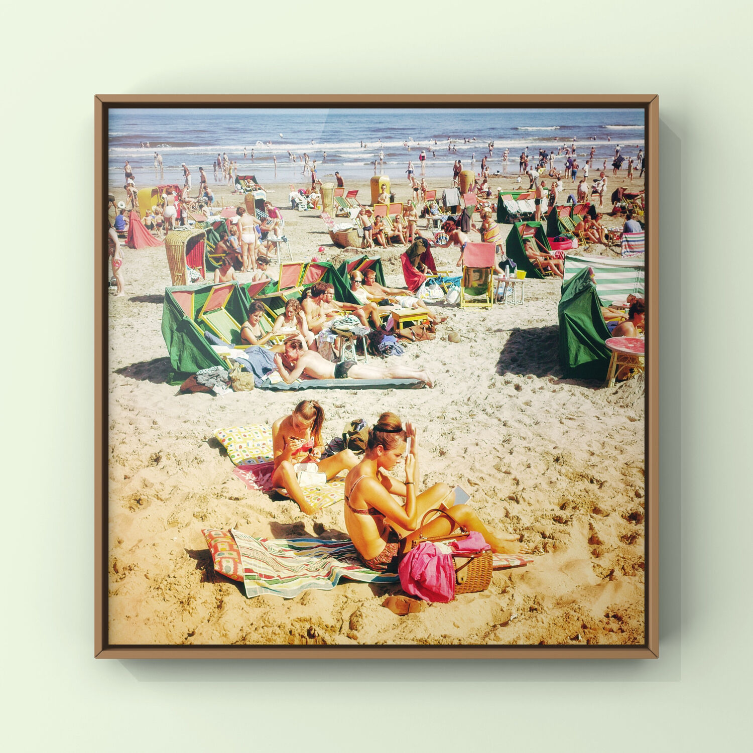 Zandvoort beach photography summer of 1962