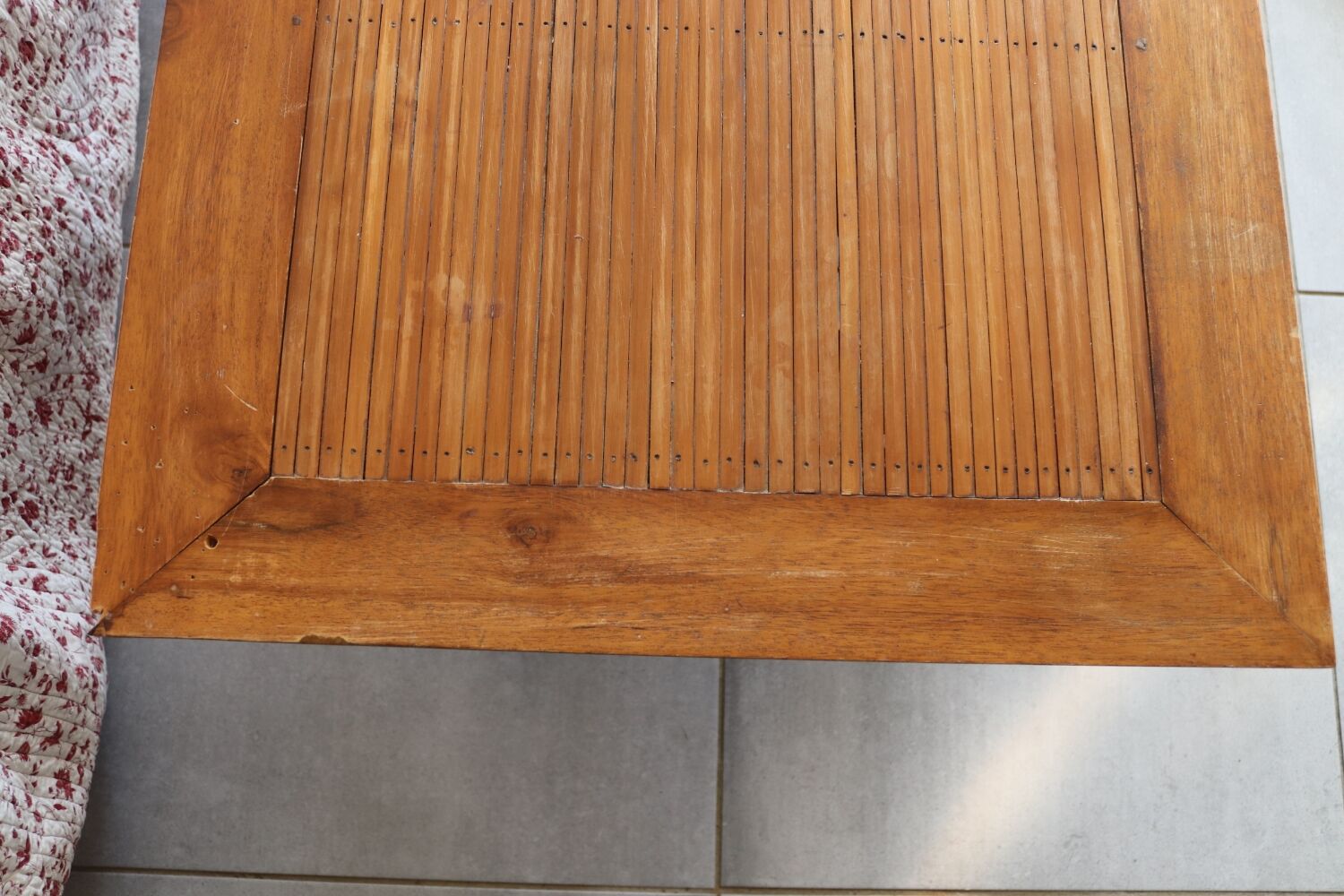 Table basse vintage en bois