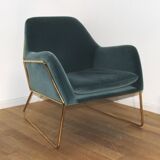 Pair of designer armchairs, Made