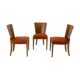Art Deco Dining Chairs H-214 by Jindrich Halabala for UP Závody, Set of 3