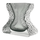 Vase Mandruzzato Murano Sommerso Fumé Texture Givrée Design 70s