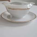 Limoges porcelain gravy boat