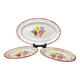 Art Deco, a dish and two Salins earthenware dishes circa 1940