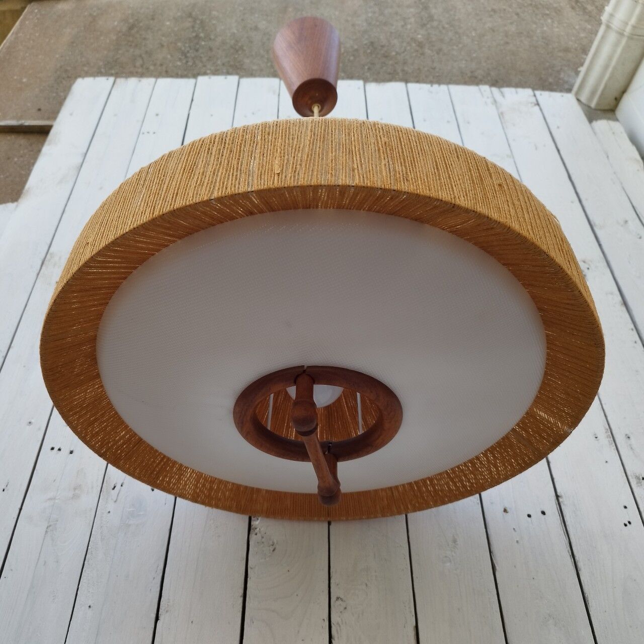 Large suspension Temde Leuchten design 60's