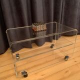Lucite coffee table 70s