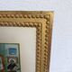 Framed nude oil painting