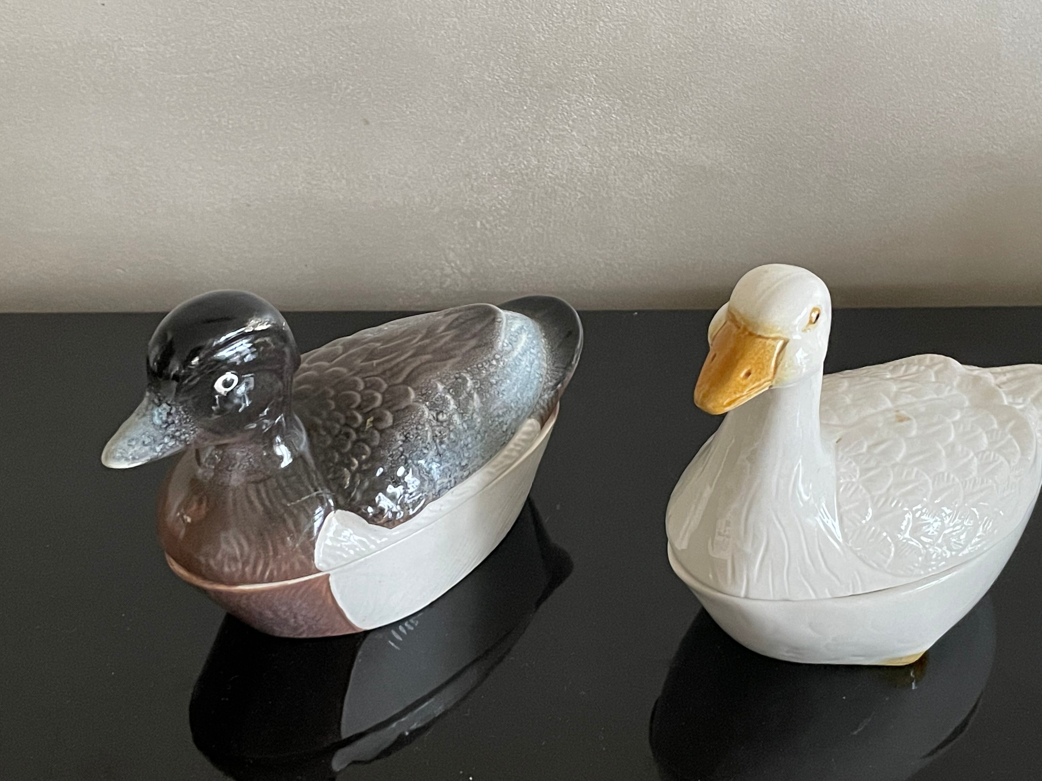 Duo of small terrines goose and duck Michel Caugnant
