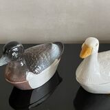 Duo of small terrines goose and duck Michel Caugnant