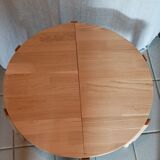Aero-gummed coffee table living room foldable wood tray oak dp 0623031