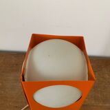 Orange Lamp Vintage Design Circa 1970 Space Age