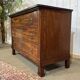 Commode Empire en acajou et dessus marbre XIXème