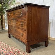 Commode Empire en acajou et dessus marbre XIXème