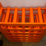 Range vintage orange bottles from the 70s