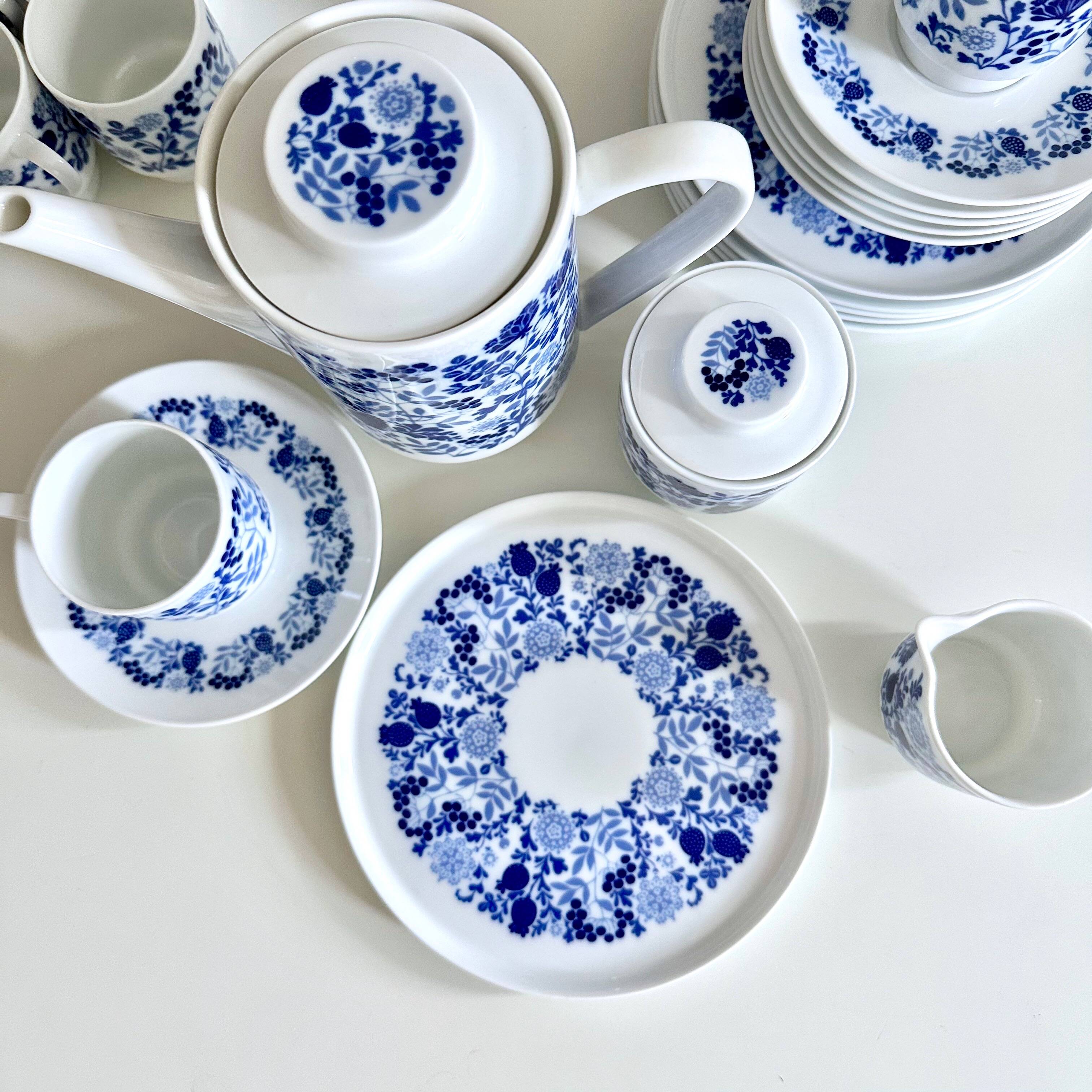 Melitta Hamburg “Blütenspiel” Dinnerware Set for 6 – Jupp Ernst