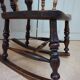 Chaise à Bascule Windsor Antique du 19ème Siècle