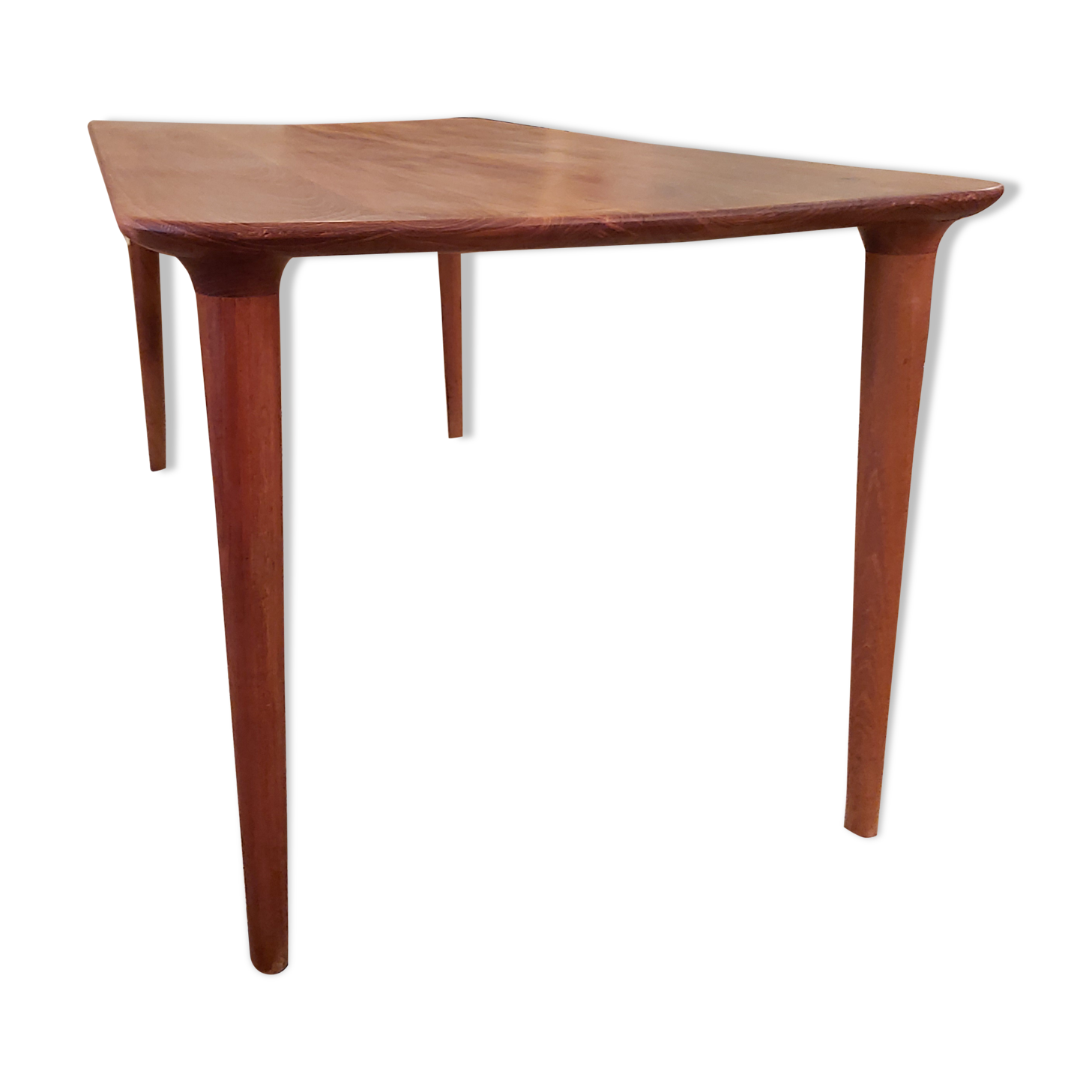 1960s solid teak coffee table