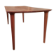Table basse en teck massif années 60