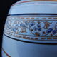 Enamel lamp foot