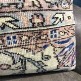 Floral Design Neutral Rug Pillow Cover 40x60cm