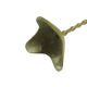 Candlestick, mid-century modern, brass, Poland, 1990s.