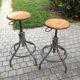 Tabouret d'atelier BAO 1950 vintage