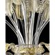 Venetian Cà Rezzonico Floral Gold Murano Style Glass Chandelier
