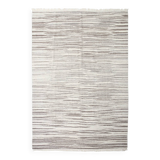 8x10 Striped Pattern Brown & Beige Vintage Kilim Rug, 232x291Cm