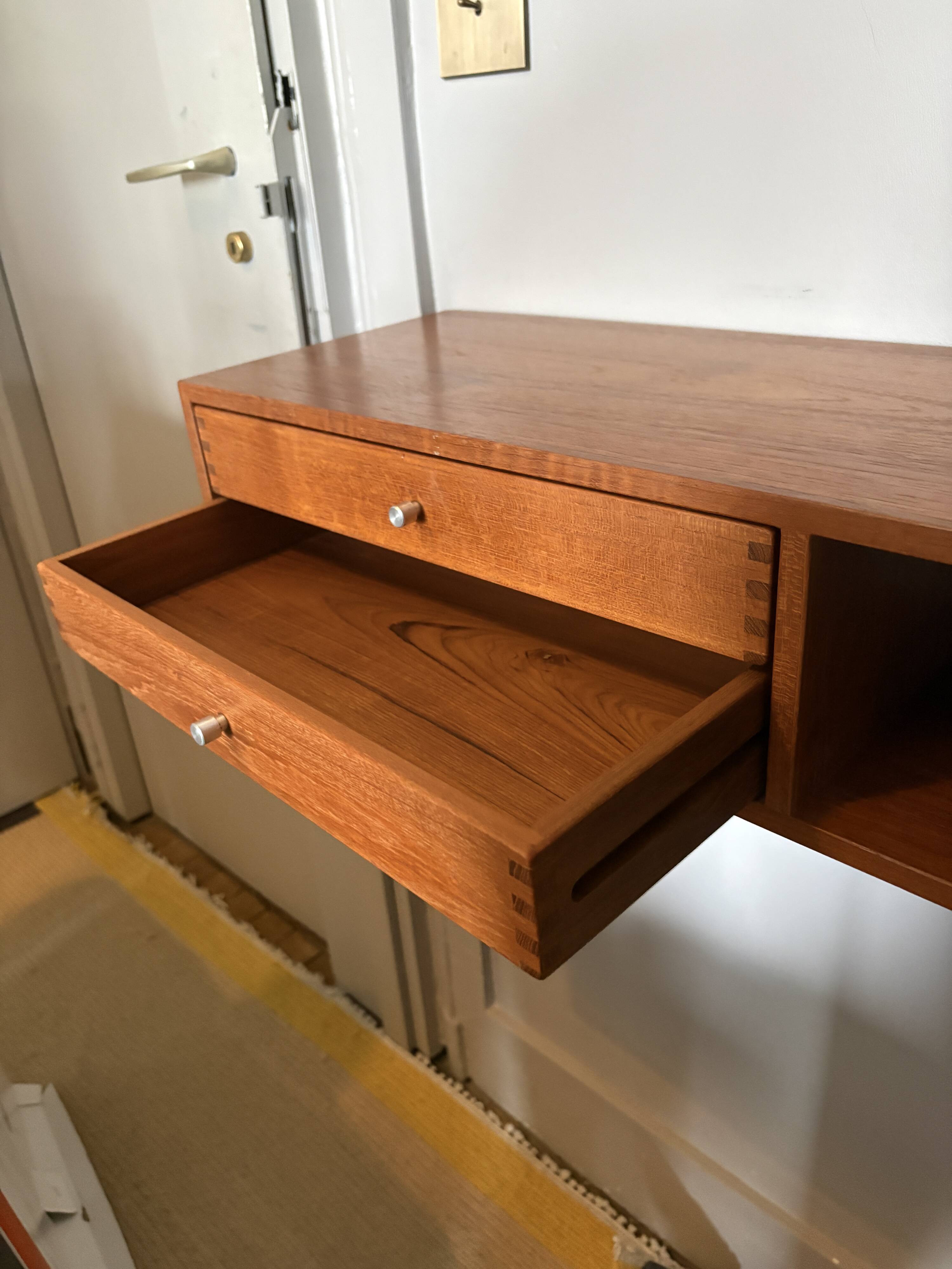Danish console by Kai Kristiansen, mid-century teak from the 1960s.