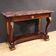 19th century Italian Empire style console table with marble top