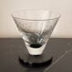 6 engraved art deco glasses