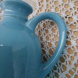 Blue ceramic bottle
