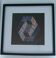Tableau Vintage Art Optique - Victor Vasarely - Frame 40x40cm
