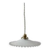 Pendant in serrated opaline early 20th century