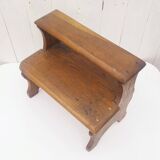 Wooden step stool vintage country decoration