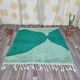 Handmade traditional Beni Ourain Berber rug, size 100 x 200 cm.