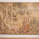 Grande tenture murale style aubusson scène musicale