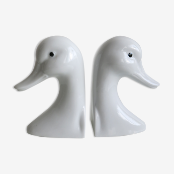 Pair of swan bookends