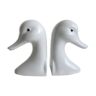 Pair of swan bookends