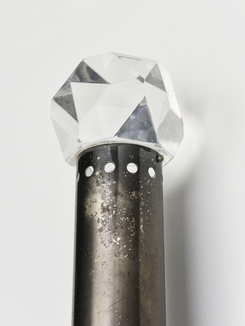 Pair of Scoolari 1970 steel wall lamps