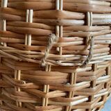 Small wicker basket sculpture